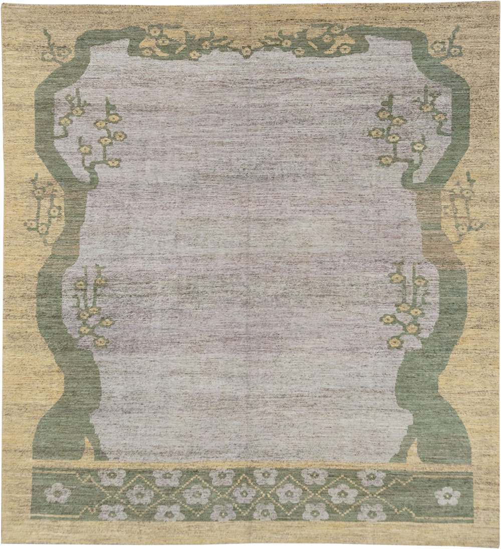 Modern East Turkestan Khotan Room Size Carpet, No.32608 - Gsblank