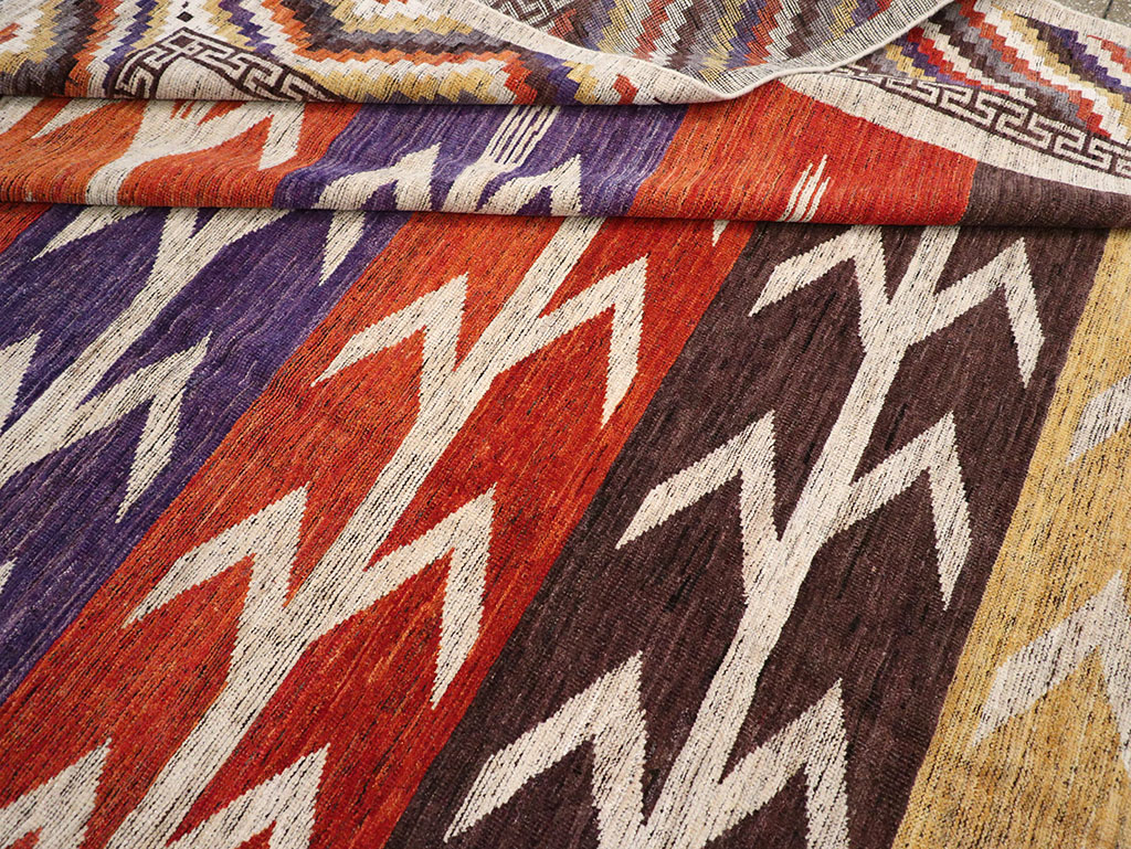 Modern East Turkestan Khotan Room Size Carpet, No.32610 - Gsblank