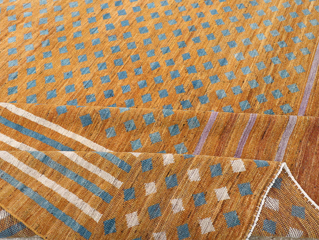 Contemporary East Turkestan Khotan Room Size Carpet, No.32611 - Gsblank