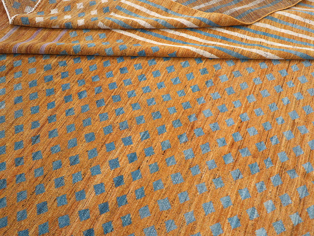 Contemporary East Turkestan Khotan Room Size Carpet, No.32611 - Gsblank