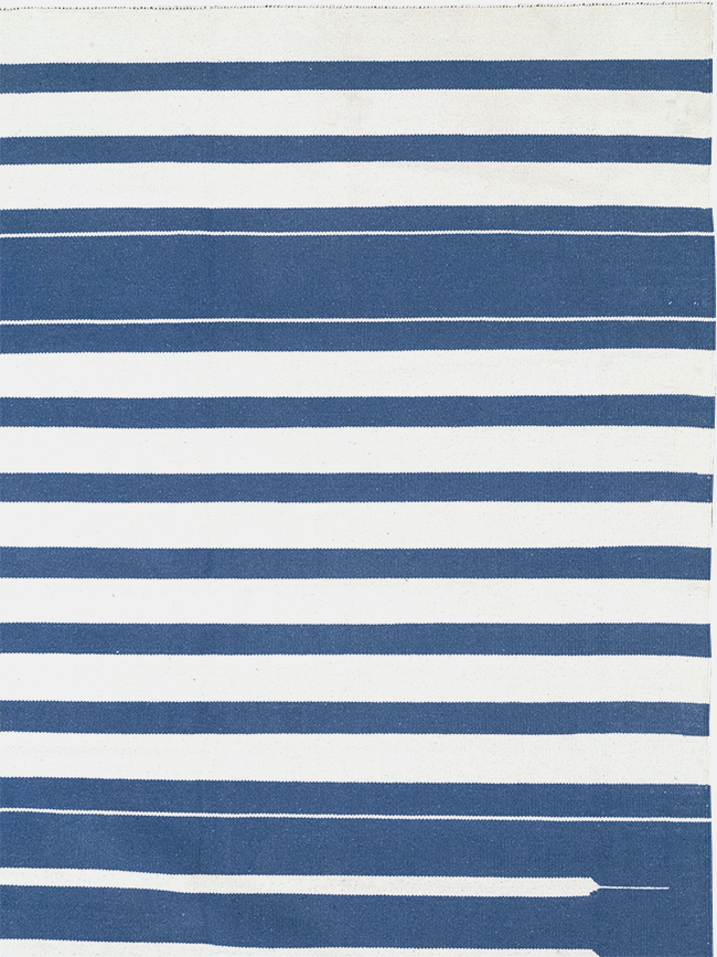 Modern Indian Flatweave Dhurrie Room Size Carpet, No.32618 - Gsblank