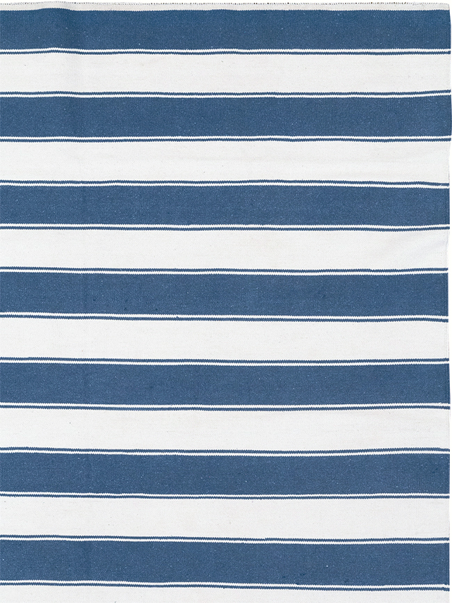 Modern Indian Flatweave Dhurrie Room Size Carpet, No.32620 - Gsblank