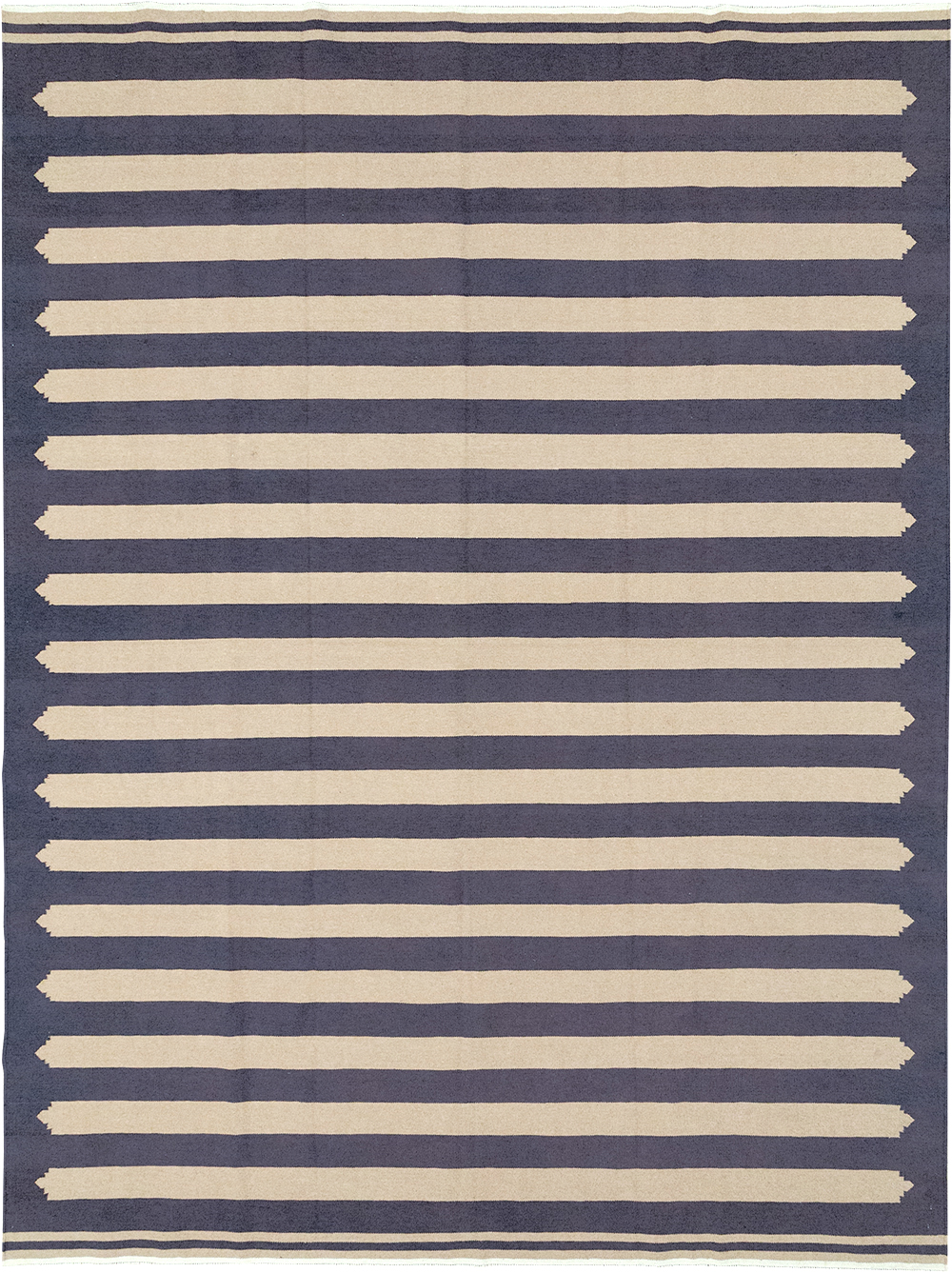 Modern Indian Flatweave Dhurrie Room Size Carpet, No.32630 - Gsblank