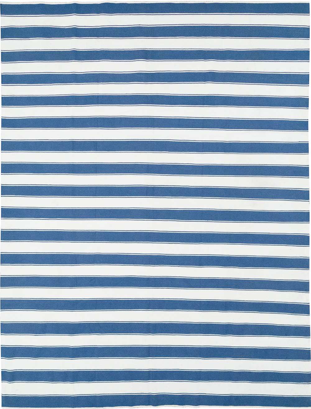 Modern Indian Flatweave Dhurrie Room Size Carpet, No.32633 - Gsblank