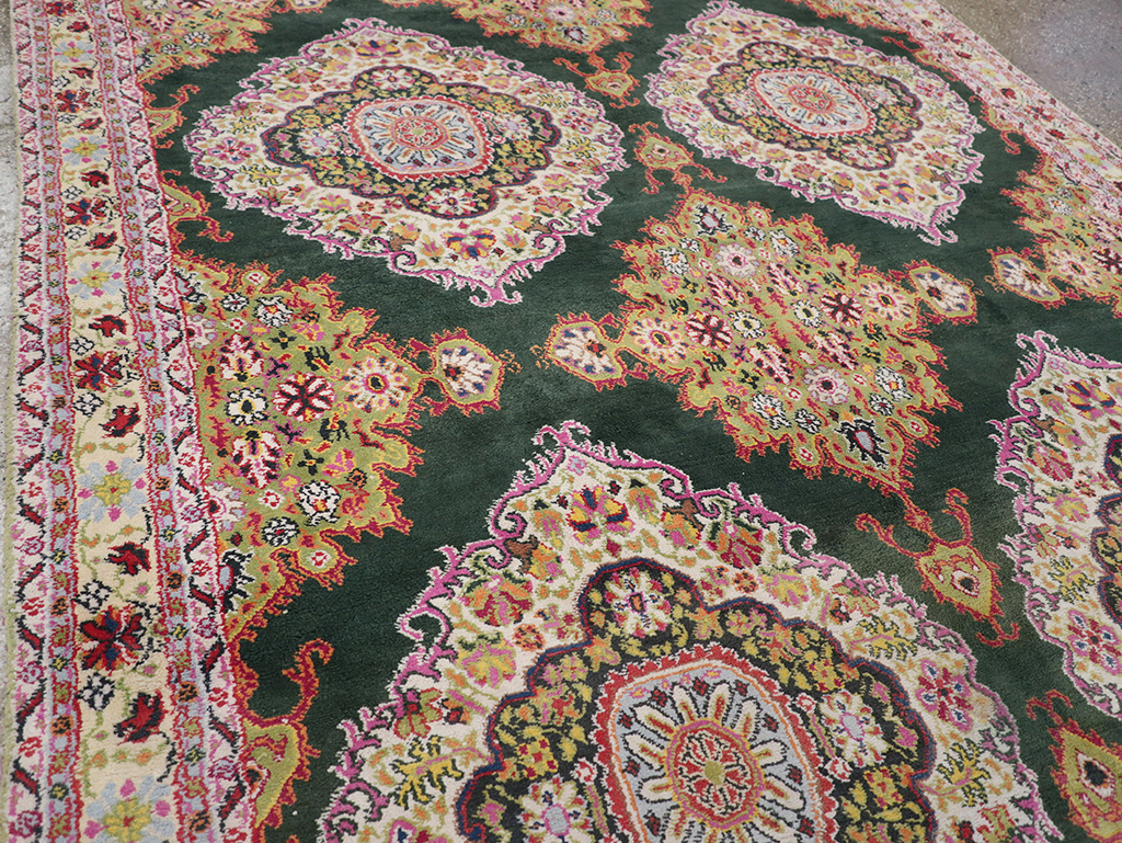 Vintage Indian Cotton Agra Long and Narrow Gallery Carpet, No.32645 - Gsblank