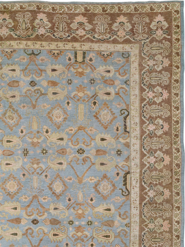 Antique Indian Agra Long and Narrow Carpet, No.32646 - Gsblank