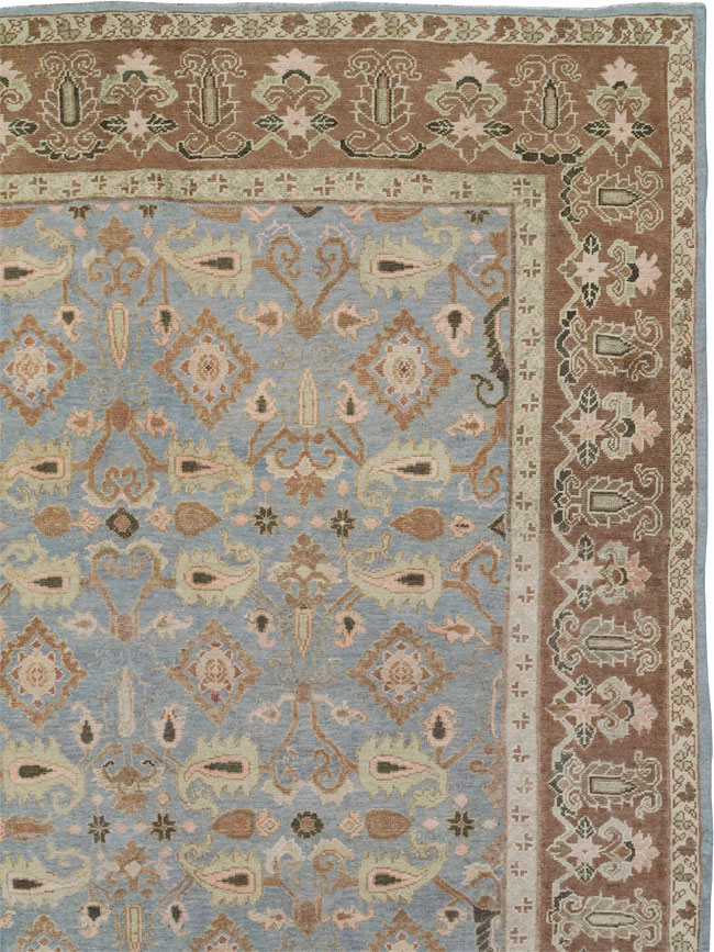 Antique Indian Agra Long and Narrow Carpet, No.32646 - Gsblank