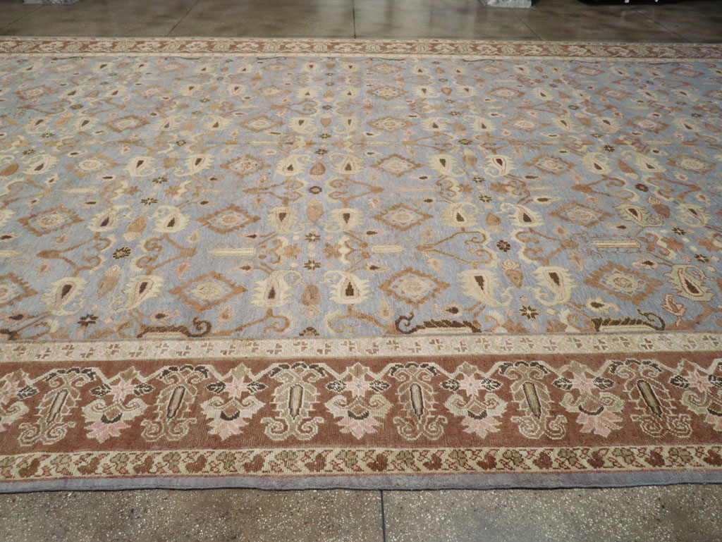 Antique Indian Agra Long and Narrow Carpet, No.32646 - Gsblank