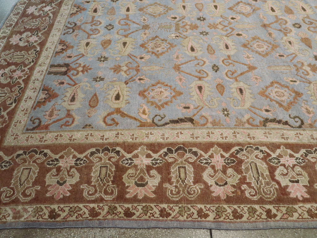 Antique Indian Agra Long and Narrow Carpet, No.32646 - Gsblank