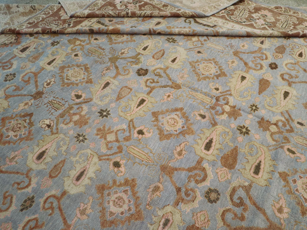 Antique Indian Agra Long and Narrow Carpet, No.32646 - Gsblank