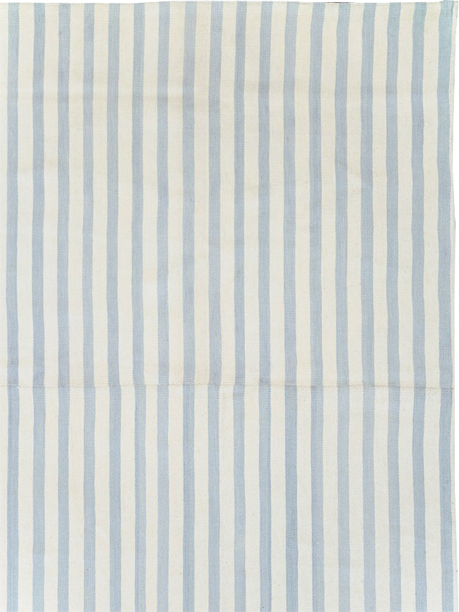 Modern Turkish Flatweave Oversized Square Carpet, No.32653 - Gsblank