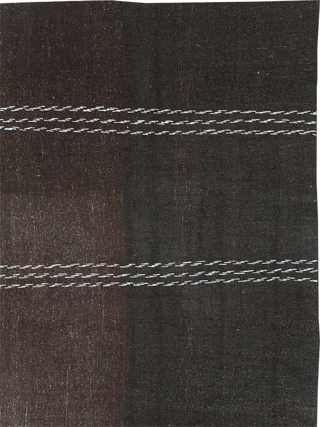 Modern Turkish Flatweave Kilim Large Room Size Carpet, No.32656 - Gsblank