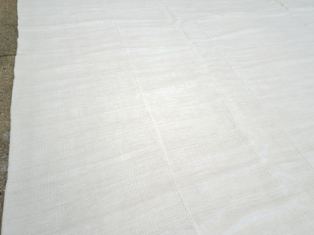 Vintage Turkish Flatweave Kilim Large Carpet, No.32658 - Gsblank