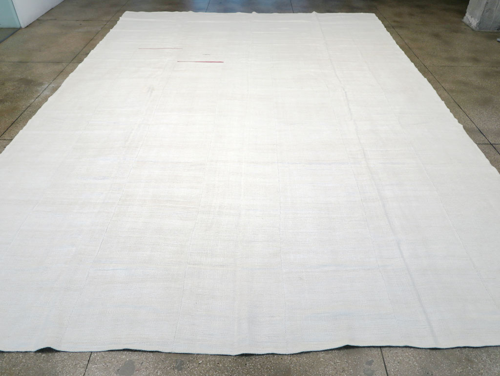 Vintage Turkish Flatweave Kilim Large Carpet, No.32659 - Gsblank