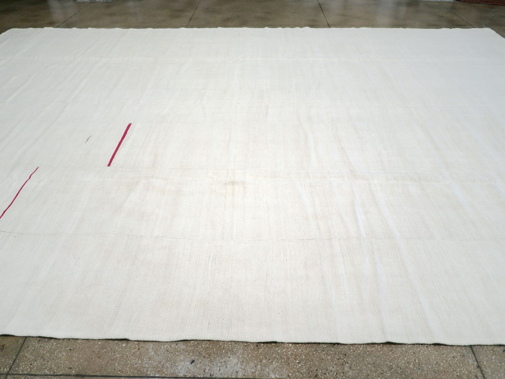 Vintage Turkish Flatweave Kilim Large Carpet, No.32659 - Gsblank