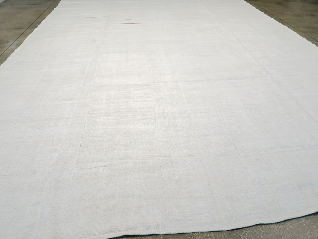 Vintage Turkish Flatweave Kilim Large Carpet, No.32659 - Gsblank