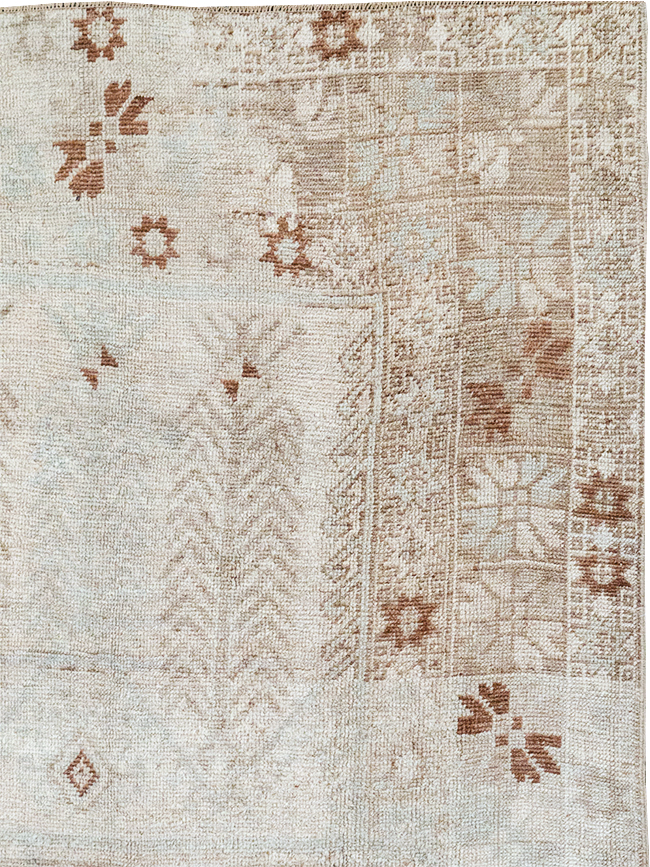 Vintage Turkish Anatolian Wide Gallery Runner, No.32663 - Gsblank