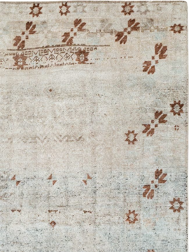 Vintage Turkish Anatolian Wide Gallery Runner, No.32663 - Gsblank