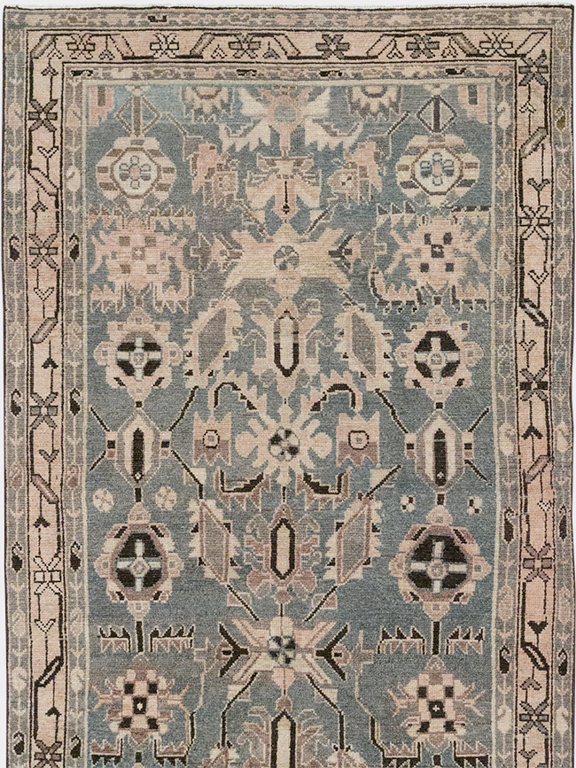 Vintage Persian Malayer Long Runner, No.32665 - Gsblank