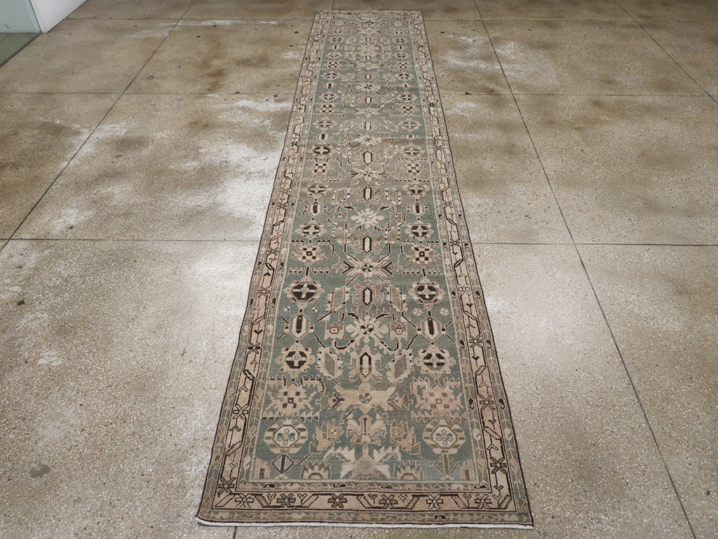 Vintage Persian Malayer Long Runner, No.32665 - Gsblank