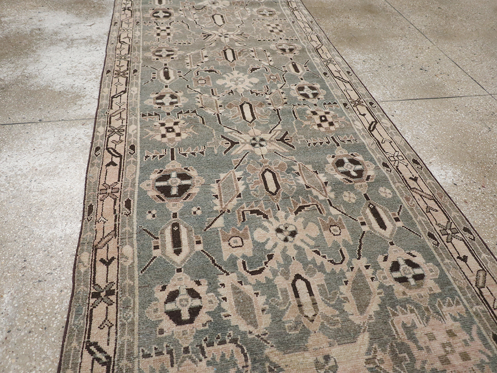 Vintage Persian Malayer Long Runner, No.32665 - Gsblank