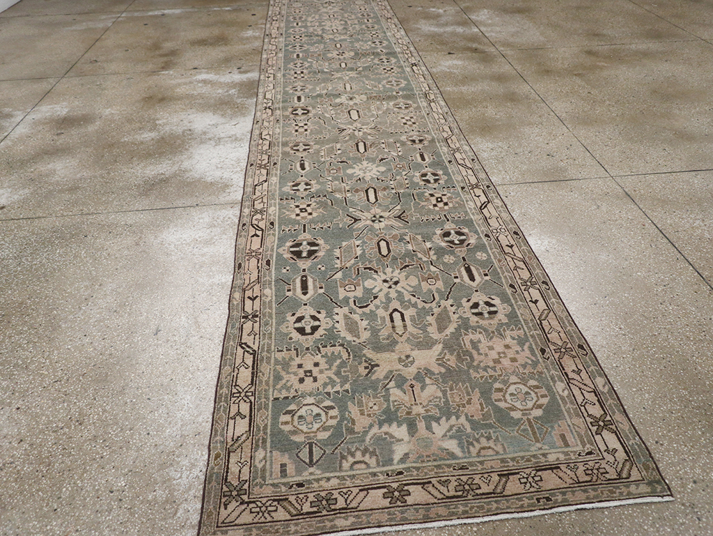 Vintage Persian Malayer Long Runner, No.32665 - Gsblank