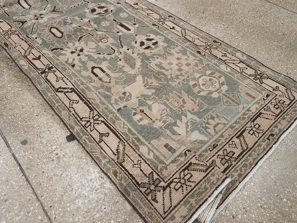 Vintage Persian Malayer Long Runner, No.32665 - Gsblank