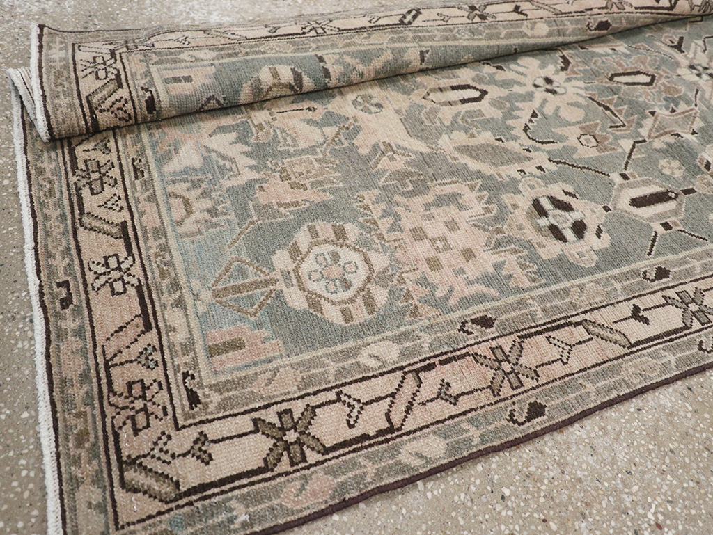 Vintage Persian Malayer Long Runner, No.32665 - Gsblank
