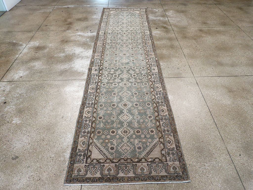 Vintage Persian Malayer Runner, No.32666 - Gsblank