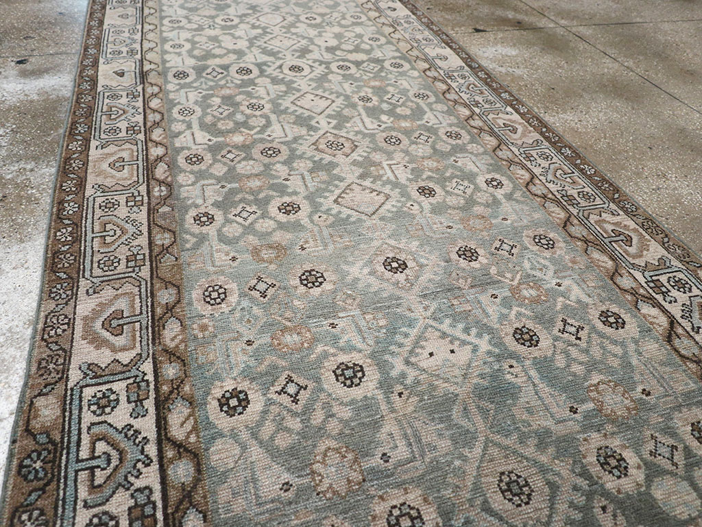 Vintage Persian Malayer Runner, No.32666 - Gsblank