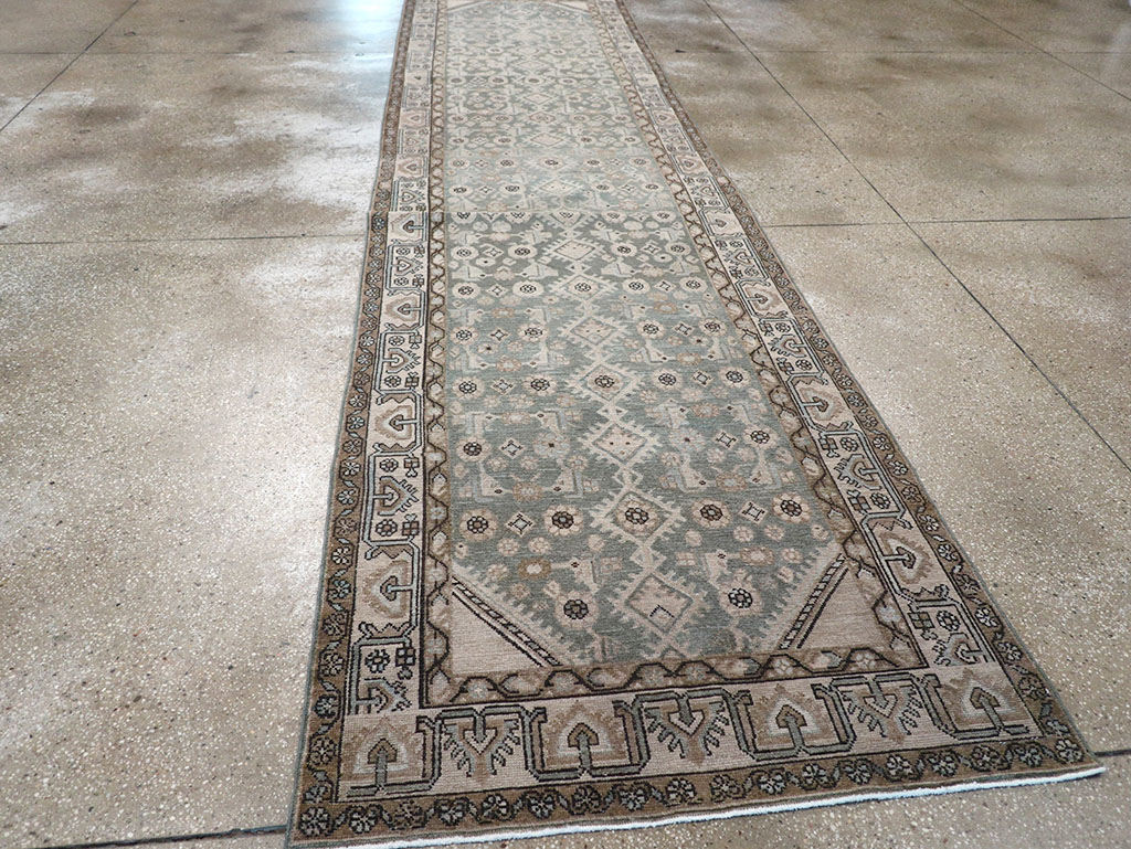 Vintage Persian Malayer Runner, No.32666 - Gsblank