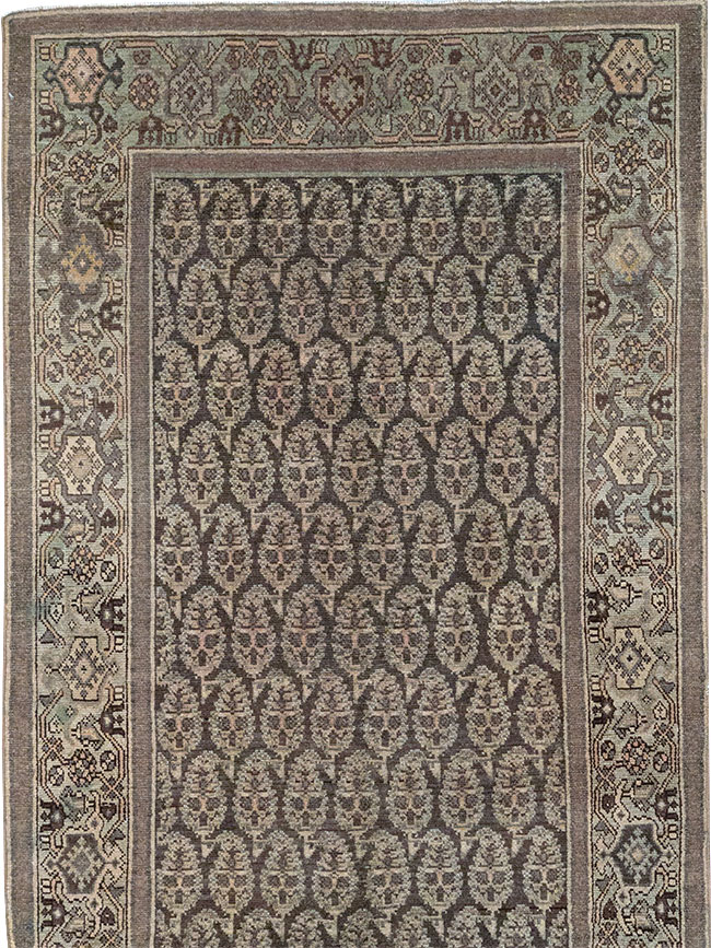 Vintage Persian Malayer Runner, No.32667 - Gsblank