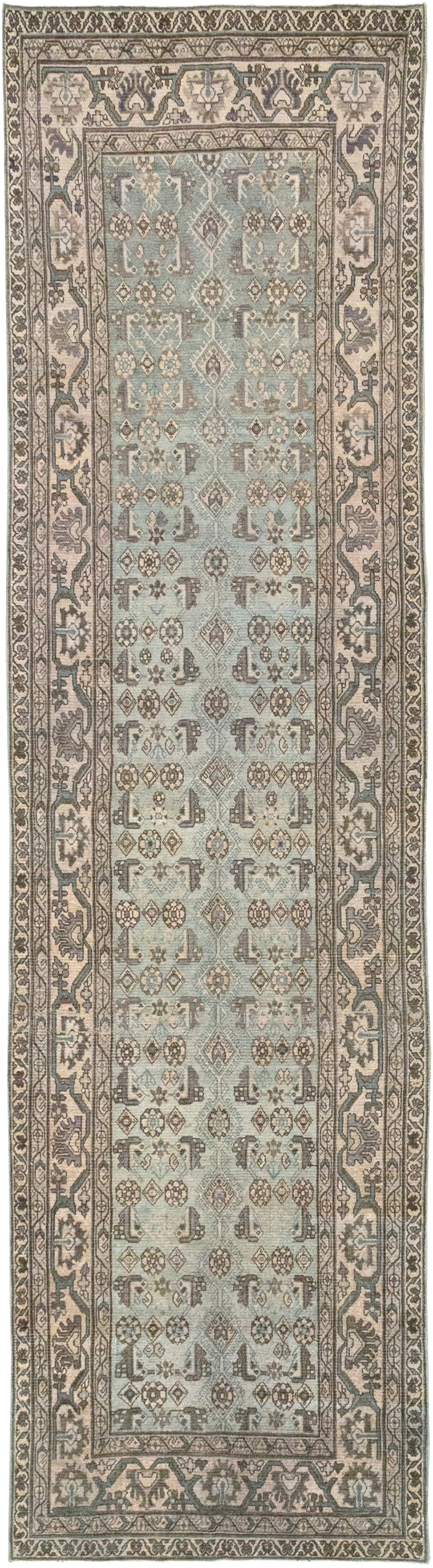 Vintage Persian Malayer Runner, No.32668 - Gsblank