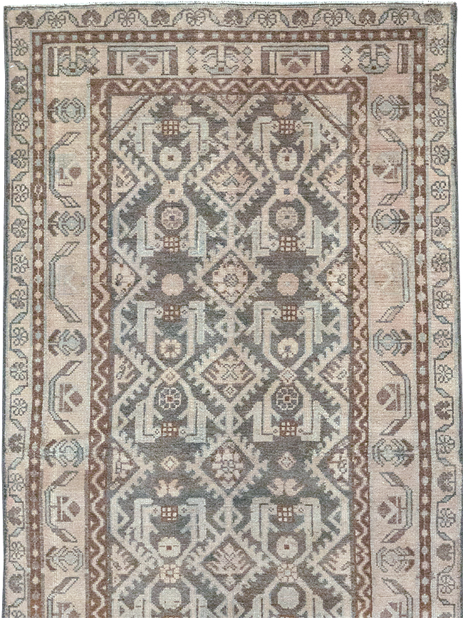 Vintage Persian Malayer Runner, No.32670 - Gsblank