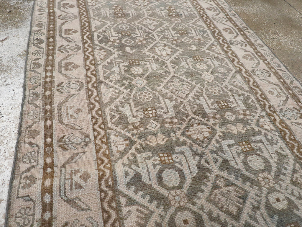 Vintage Persian Malayer Runner, No.32670 - Gsblank