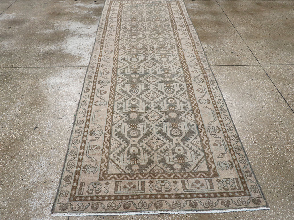 Vintage Persian Malayer Runner, No.32670 - Gsblank