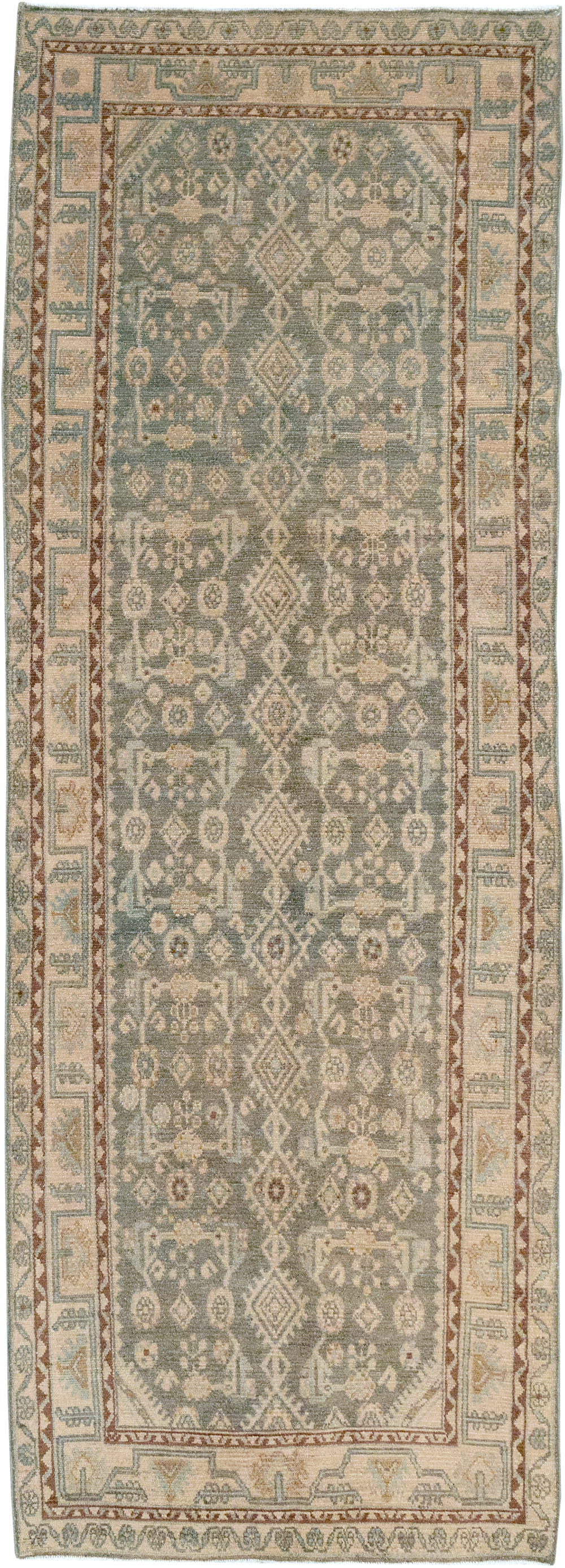 Vintage Persian Malayer Runner, No.32671 - Gsblank