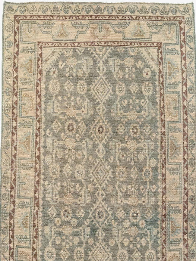 Vintage Persian Malayer Runner, No.32671 - Gsblank