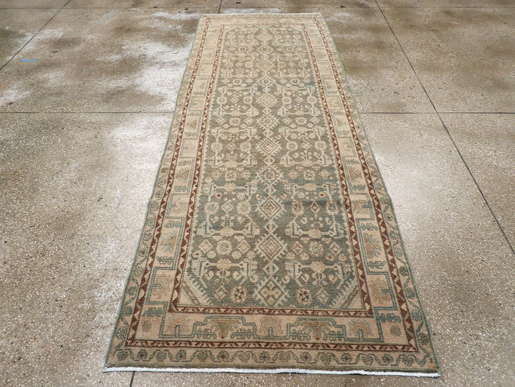 Vintage Persian Malayer Runner, No.32671 - Gsblank