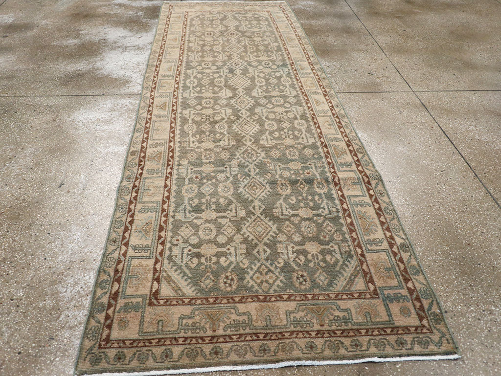 Vintage Persian Malayer Runner, No.32671 - Gsblank