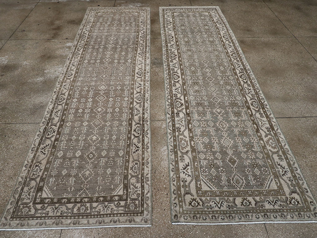 Vintage Persian Malayer Runner (Pair: 1 of 2), No.32672 - Gsblank