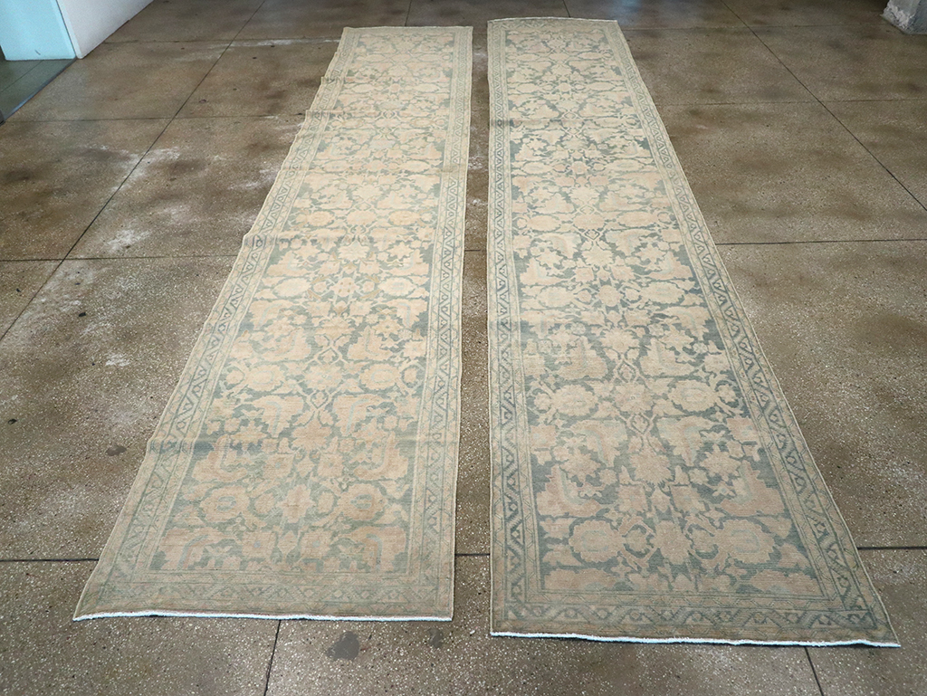 Vintage Persian Malayer Long Runner (Pair: 1 of 2), No.32673 - Gsblank