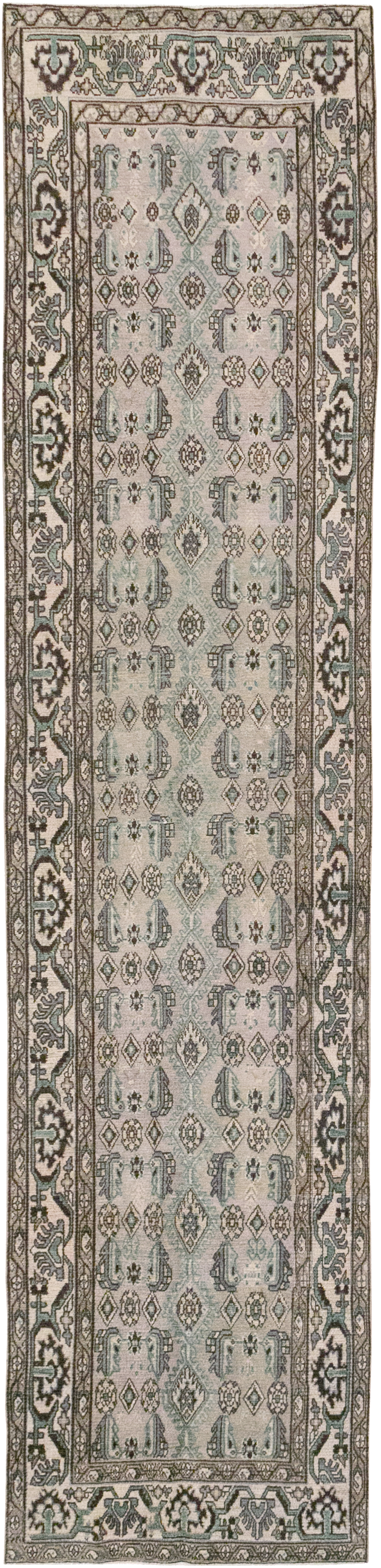 Vintage Persian Malayer Runner, No.32675 - Gsblank