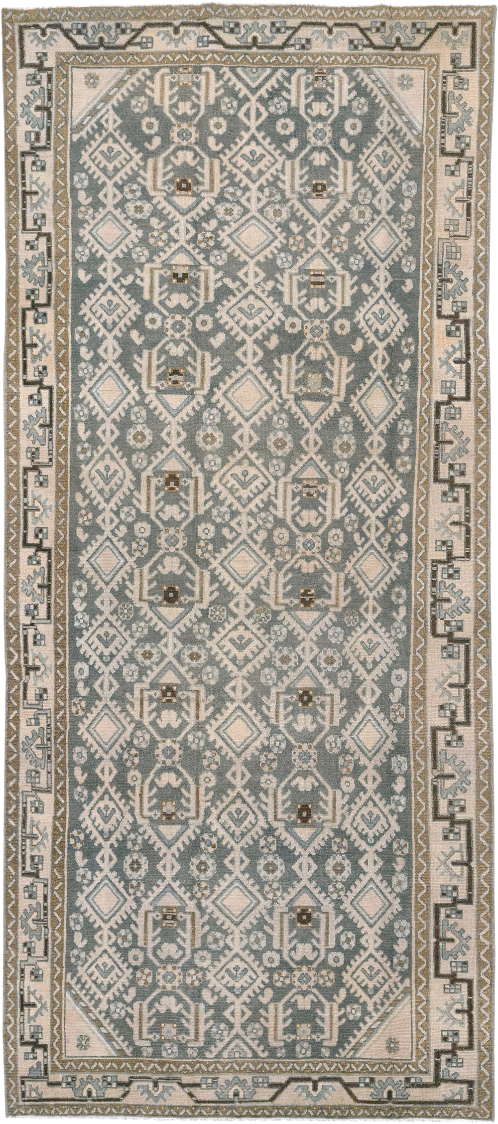 Vintage Persian Malayer Gallery Rug, No.32676 - Gsblank