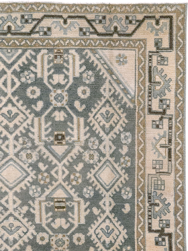Vintage Persian Malayer Gallery Rug, No.32676 - Gsblank