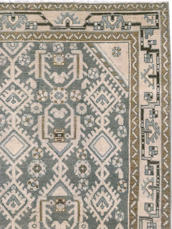 Vintage Persian Malayer Gallery Rug, No.32676 - Gsblank