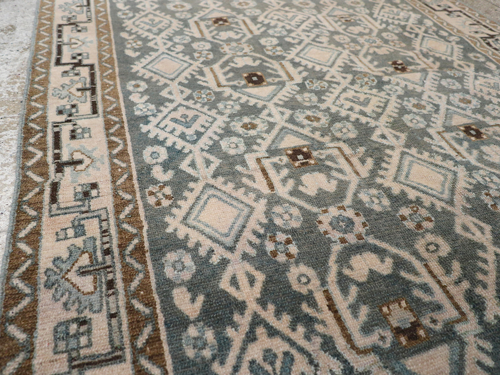 Vintage Persian Malayer Gallery Rug, No.32676 - Gsblank
