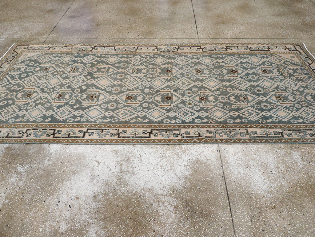 Vintage Persian Malayer Gallery Rug, No.32676 - Gsblank