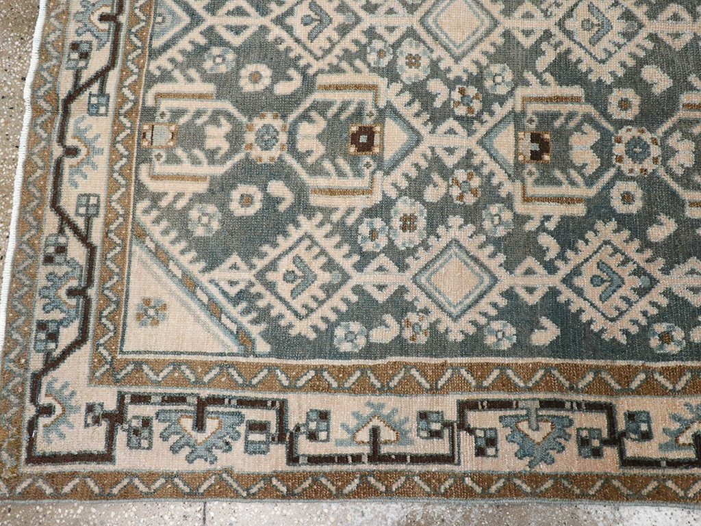 Vintage Persian Malayer Gallery Rug, No.32676 - Gsblank