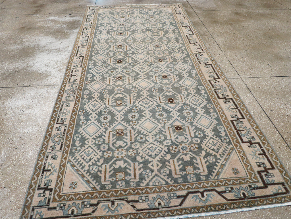 Vintage Persian Malayer Gallery Rug, No.32676 - Gsblank